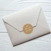 24er Set personalisierbare Aufkleber für Hochzeitseinladungen | Siegelsticker mit Herz-Motiv