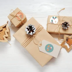 24er Set personalisierte Aufkleber für DIY Adventskalender mit Name | Motive zu Weihnachten
