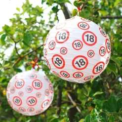 3er Set Verkehrszeichen-Laternen zum 18. Geburtstag