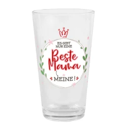 Es gibt nur eine beste Mama - Trinkglas