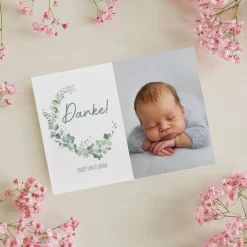 Eukalyptus - Dankeskarte mit Foto