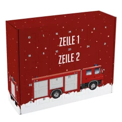 Feuerwehr Adventskalender zum selbst Befüllen