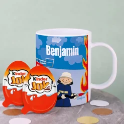 Feuerwehr - Tasse aus bruchfesten Kunststoff für Kinder
