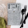 Filz Bestecktasche mit Name in verschiedenen Schriftarten