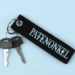 Filz Schlüsselanhänger Patentante / Patenonkel mit Ihrem Wunschtext