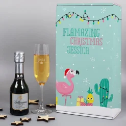 Flamazing Christmas Geschenkset mit Sekt und Sektglas | Geldermann Flaschengärung