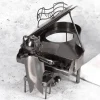 Flaschenhalter aus Metall - Klavier mit Spieler