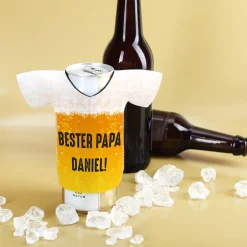 Flaschenkühler aus Neopren - Bier - mit Ihren Wunschtexten