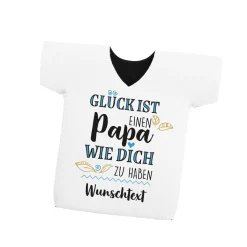Flaschenkühler-Shirt zum Vatertag mit Ihrem Wunschtext