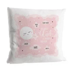 Flauschiges Kuschelkissen für Mädchen zur Geburt
