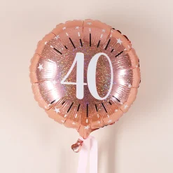 Folienballon Rosé zum Geburtstag