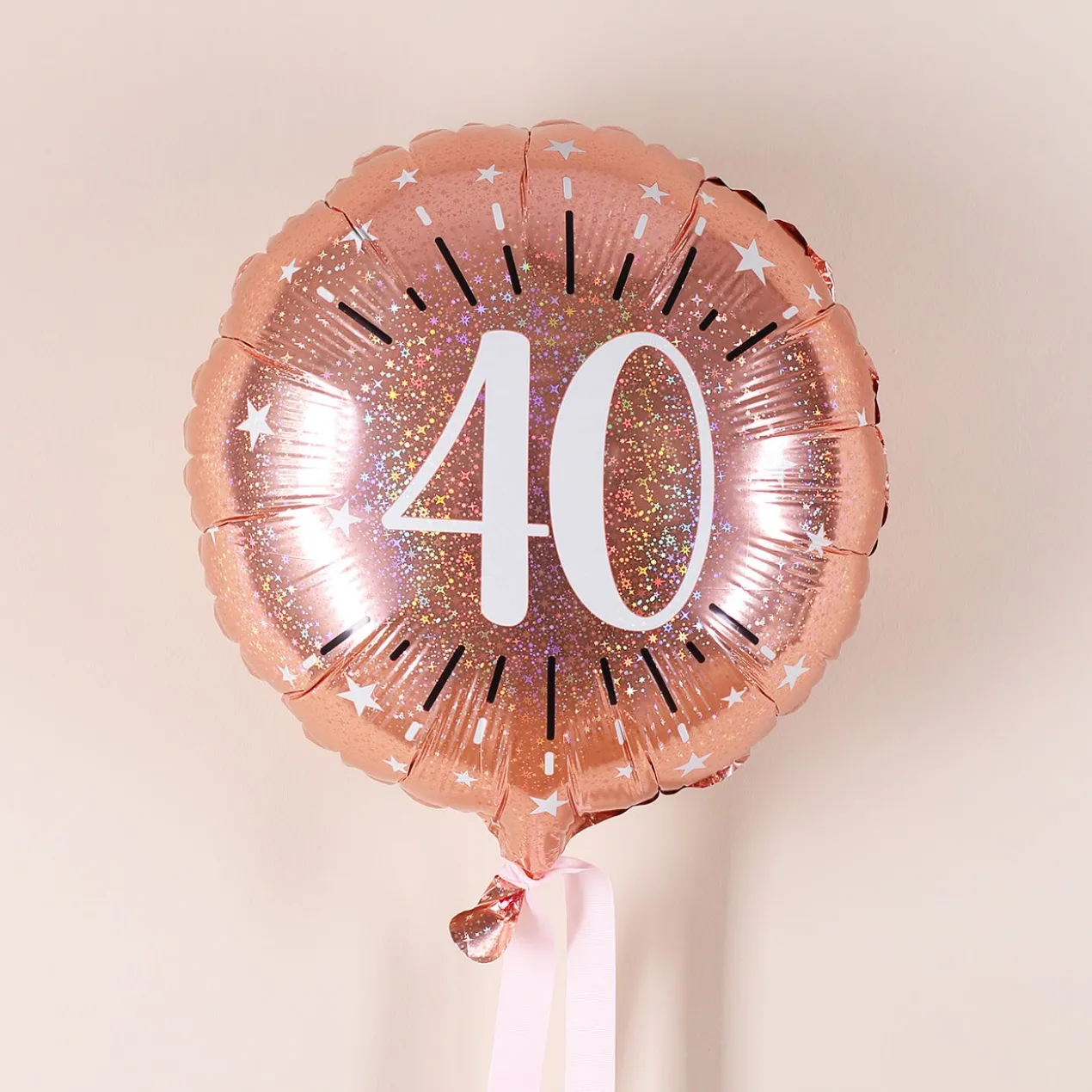 Folienballon Rosé zum Geburtstag