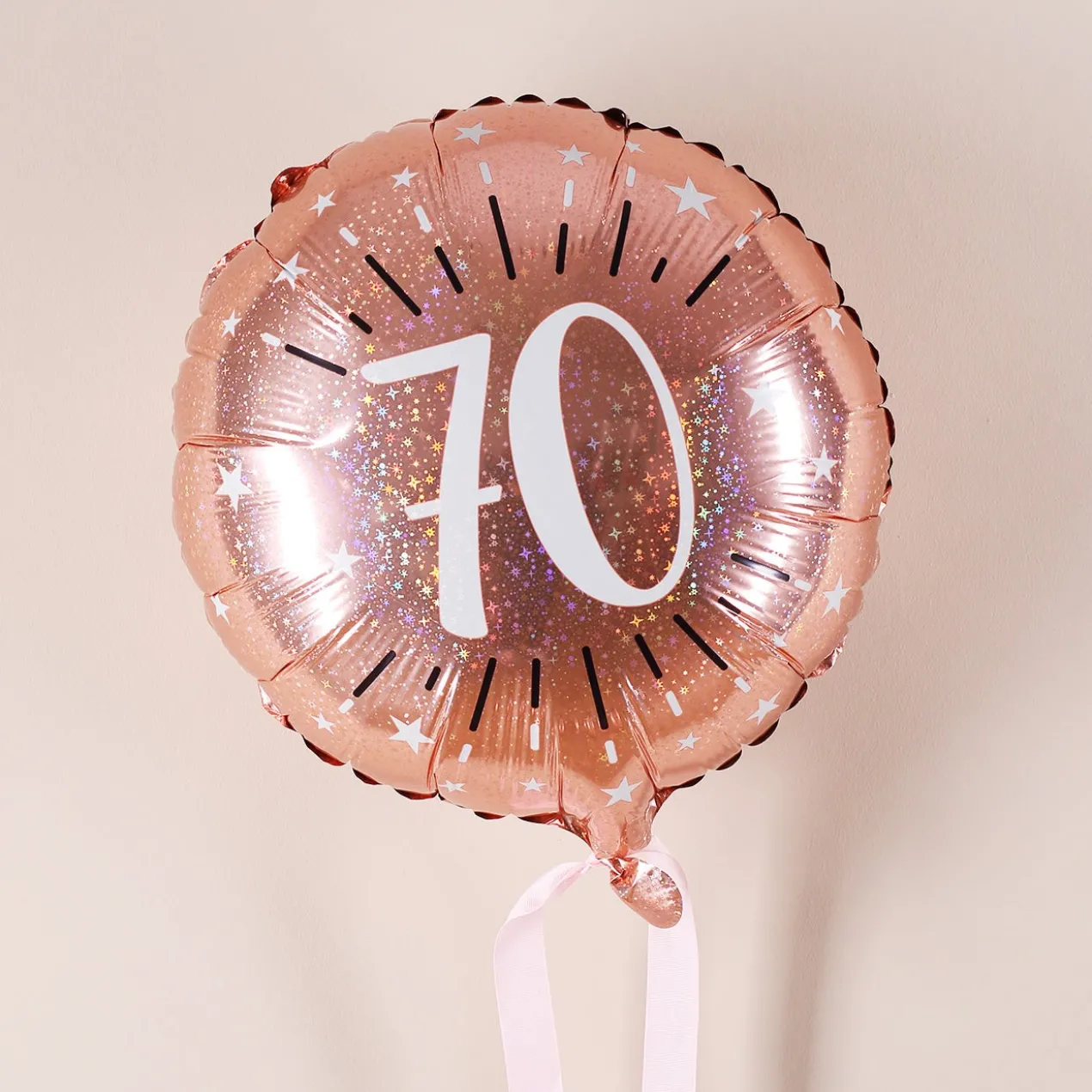 Folienballon Rosé zum Geburtstag
