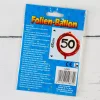 Folienballon Verkehrsschild 30 | Luftballon zum 30. Geburtstag