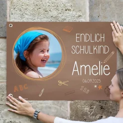 Fotobanner zur Einschulung
