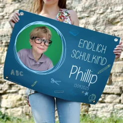 Fotobanner zur Einschulung