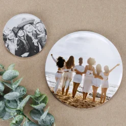 Foto-Buttons in zwei verschiedenen Größen