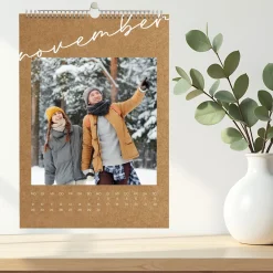 Fotokalender 2026 mit eigenen Fotos & Wunschtext personalisierbar in A3 oder A4 | Weihnachtsgeschenk