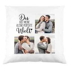 Fotokissen - Du bist meine kleine perfekte Welt