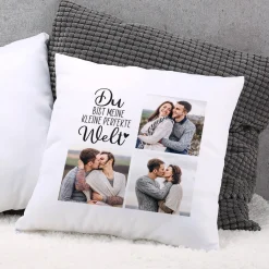 Fotokissen - Du bist meine kleine perfekte Welt