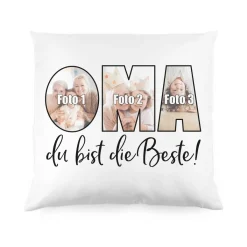 Fotokissen - Oma du bist die Beste!
