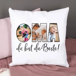 Fotokissen - Oma du bist die Beste!