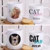 Fototasse Cat Mom | Cat Dad mit Ihrem Wunschnamen