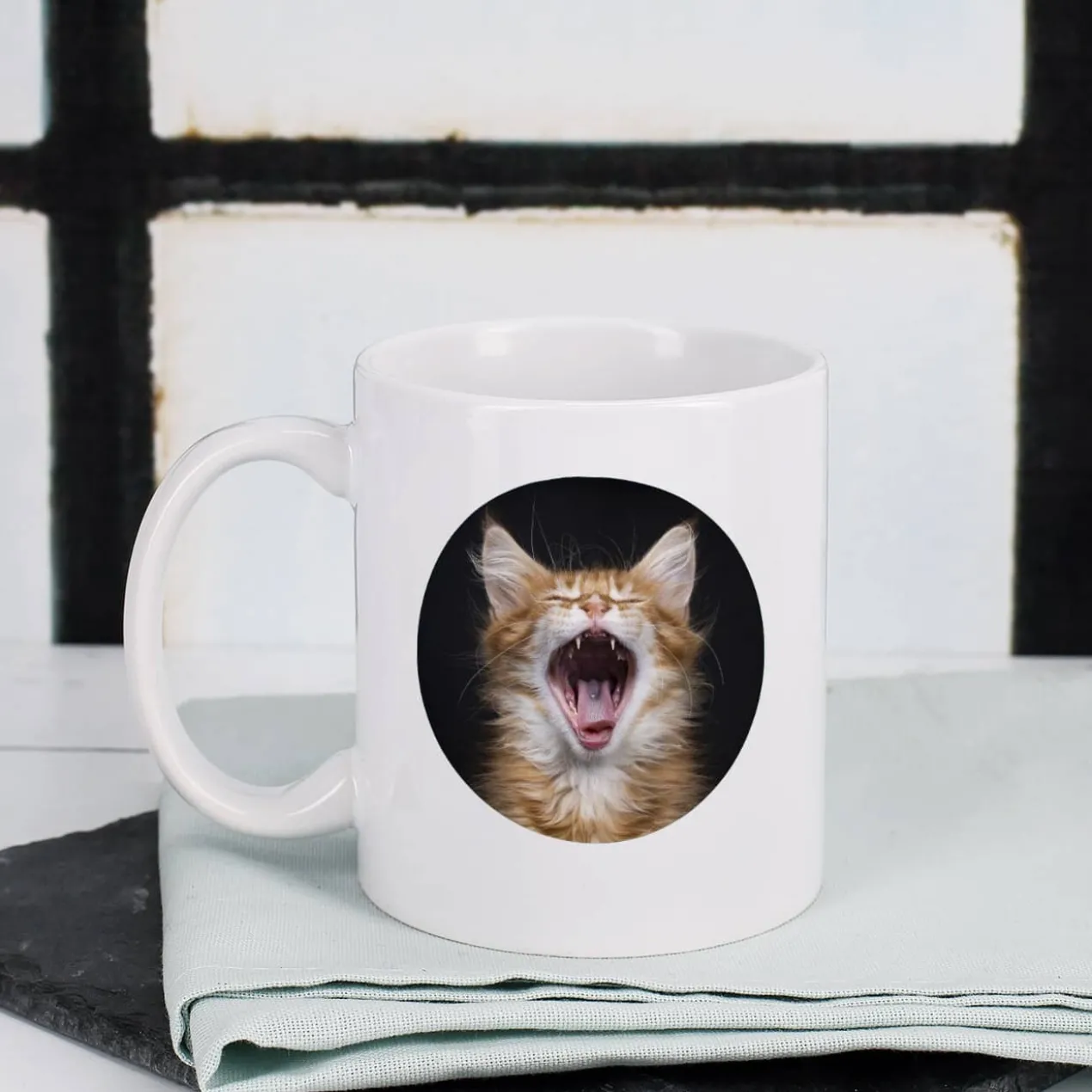 Fototasse Cat Mom | Cat Dad mit Ihrem Wunschnamen