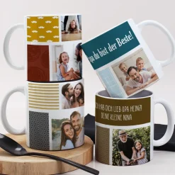 Fototasse für Papa, Opa oder Freund in 4 verschiedenen Designs