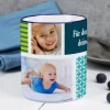 Foto-Tasse mit 3 Bildern und Wunschtext