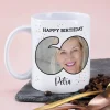 Fototasse zum 60. Geburtstag mit Name und Happy Birthday