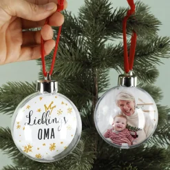 Foto-Weihnachtskugel für Lieblingsmenschen