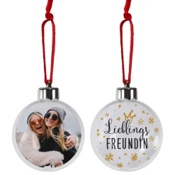 Foto-Weihnachtskugel für Lieblingsmenschen