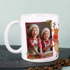 Foto Weihnachtstasse mit Ihrem Wunschtext