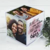 Foto-Würfel zum Valentinstag mit Ihren Fotos und 5 verschiedenen Sprüchen
