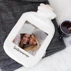 Foto-Wärmflasche mit Ihrem Wunschtext