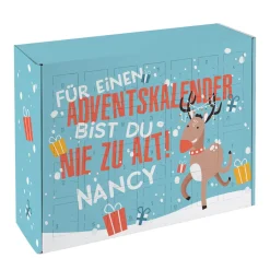 Für einen Adventskalender bist du nie zu alt! - DIY Kalender mit Wunschname