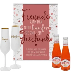 Freunde sind ein Geschenk - Käfer Sprizz Geschenkset für Freundinnen