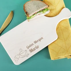 Frühstücksbrettchen Guten Morgen mit Vorname