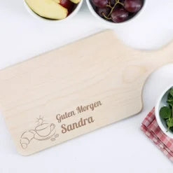 Frühstücksbrettchen Guten Morgen mit Vorname
