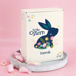 Frohe Ostern - Geschenkverpackung mit Wunschtext und Osterhase