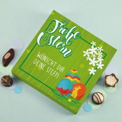 Frohe Ostern - Lindt Pralinen in persönlicher Verpackung, 100 g