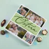 Frohe Ostern - Lindt-Pralinen mit 4 Bildern, Wunschtext und Farbauswahl