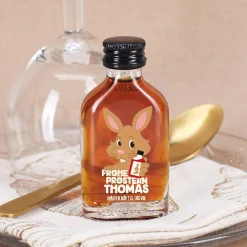 Frohe Prostern - Schnaps zu Ostern mit Osterhasenmotiv