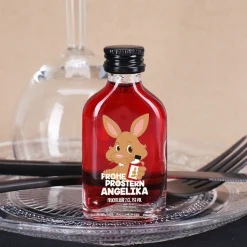 Frohe Prostern - Schnaps zu Ostern mit Osterhasenmotiv