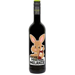 Frohe Prostern - Weinflasche zu Ostern mit bedrucktem Etikett | Biorebe Wein
