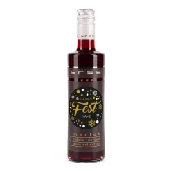 Frohes Fest - kleine BREE Weinflasche mit Name