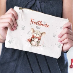 Frostbeule - Beautycase mit niedlichem Mausmotiv
