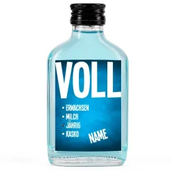 Fruchtlikör 20ml Volljährig zum 18. Geburtstag für Jungs