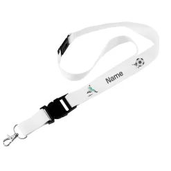 Fußballer Schlüsselband mit Namensaufdruck